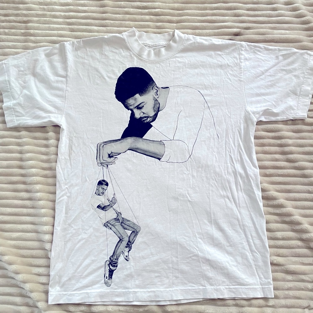 Virgil Abloh Pulling Strings Kid Cudi Shirt - S